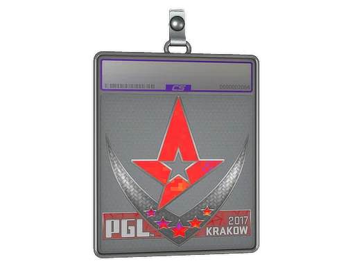 Klistermärkesfodral | Astralis (Holo) | Krakow 2017