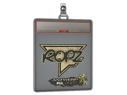 Aufkleberhülle | ropz (Gold) | Antwerpen 2022