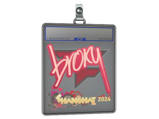 Placa de Adesivo | broky | Xangai 2024