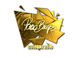 Klistermärke | pashaBiceps (Guld) | Cologne 2016