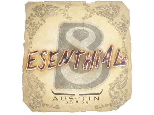 Aufkleber | esenthial | Austin 2025