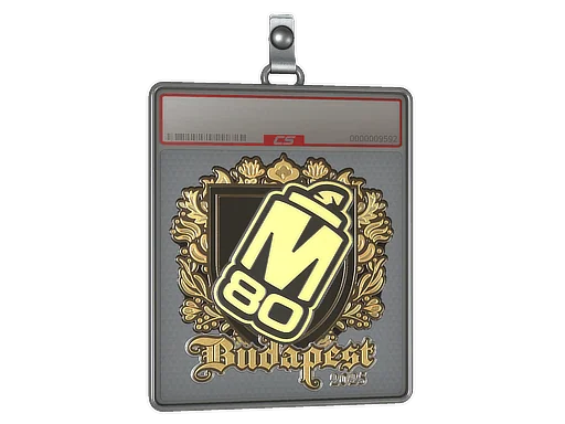 Sticker Slab | M80 (Gold) | Budapest 2025