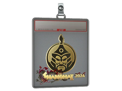 Placa de Adesivo | The MongolZ (Dourado) | Xangai 2024