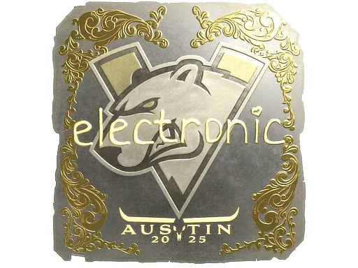 印花 | electronic(金色)| 2025年奥斯汀锦标赛