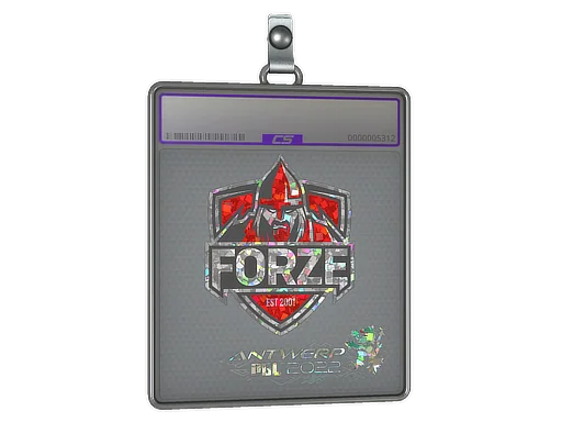 Klistermärkesfodral | forZe eSports (Glitter) | Antwerp 2022