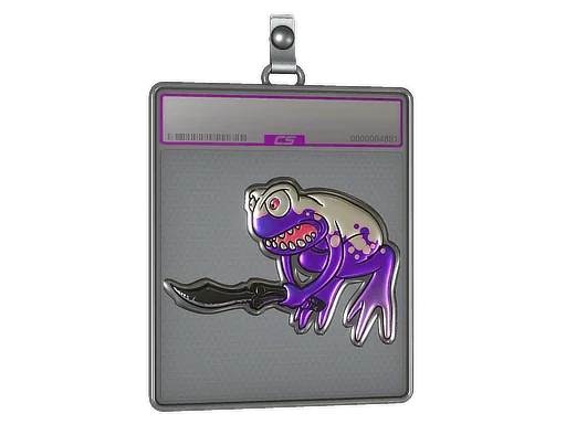 Sticker Slab | Ultraviolet Poison Frog (Foil)