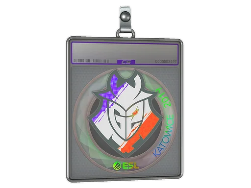 Placa de pegatinas | G2 Esports (holográfica) | Katowice 2019
