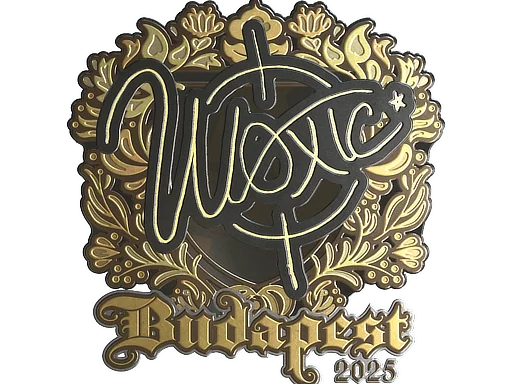 Adesivo | woxic (Dourado) | Budapeste 2025