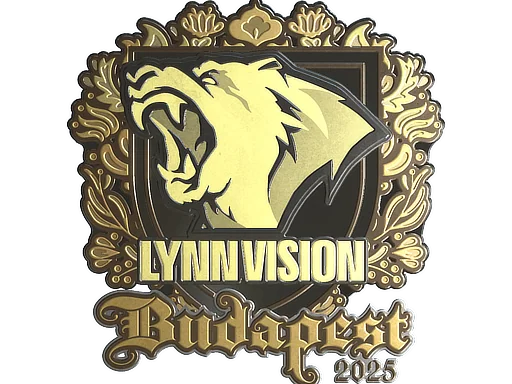 Klistermärke | Lynn Vision (guld) | Budapest 2025