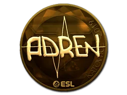 Aufkleber | AdreN (Gold) | Kattowitz 2019