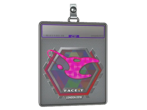 Placa de Adesivo | mousesports (Holográfico) | Londres 2018