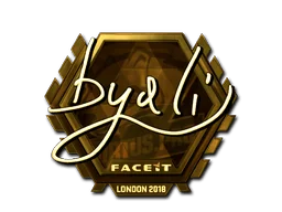 印花 | byali（金色）| 2018年伦敦锦标赛
