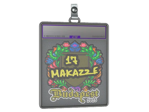 Pokrowiec na naklejkę | makazze (haftowana) | Budapeszt 2025