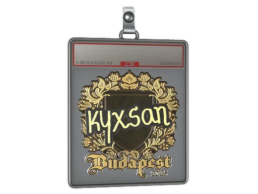 Aufkleberhülle | kyxsan (Gold) | Budapest 2025