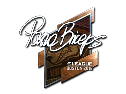 Klistermärke | pashaBiceps (Foil) | Boston 2018