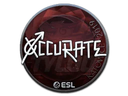 Aufkleber | xccurate (Glanz) | Kattowitz 2019