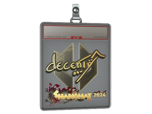 Sticker Slab | decenty (Gold) | Shanghai 2024
