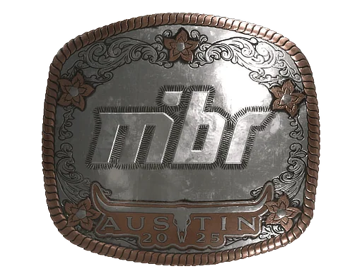 Klistermärke | MIBR (folie) | Austin 2025