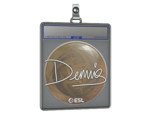 Placa de Adesivo | dennis | Katowice 2019