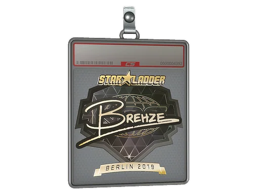 Klistermärkesfodral | Brehze (Guld) | Berlin 2019
