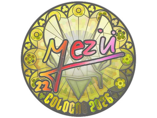 Pegatina | mezii (holográfica) | Colonia 2026