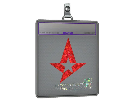 Placa de pegatinas | Astralis (purpurina) | Amberes 2022