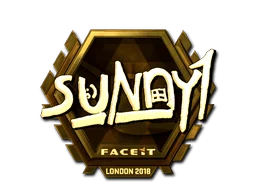 Sticker | suNny (Gold) | London 2018