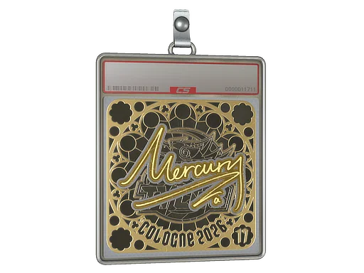 印花板 | Mercury (金色，排名) | 2026年科隆锦标赛