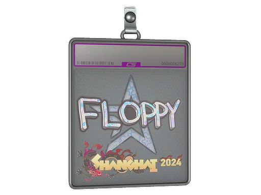 Placa de pegatinas | floppy (holográfica) | Shanghái 2024
