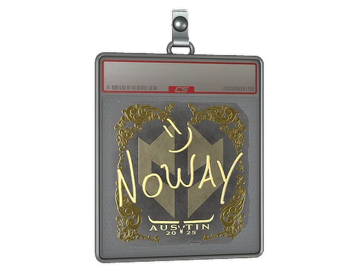 印花板 | noway（金色）| 2025年奥斯汀锦标赛