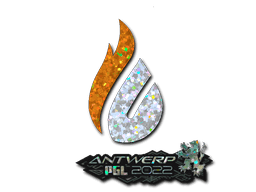 Pegatina | Copenhagen Flames (purpurina) | Amberes 2022