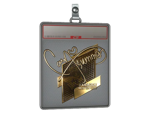 Aufkleberhülle | Summer (Gold) | Boston 2018