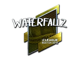 Naklejka | waterfaLLZ (foliowana) | Boston 2018