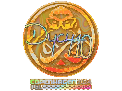 Pegatina | Dycha (holográfica) | Copenhague 2024