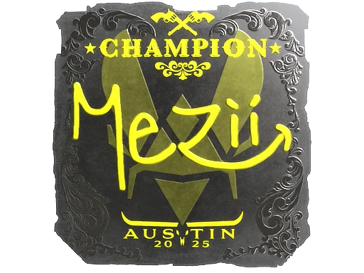 Aufkleber | mezii (Glanz, Meister) | Austin 2025