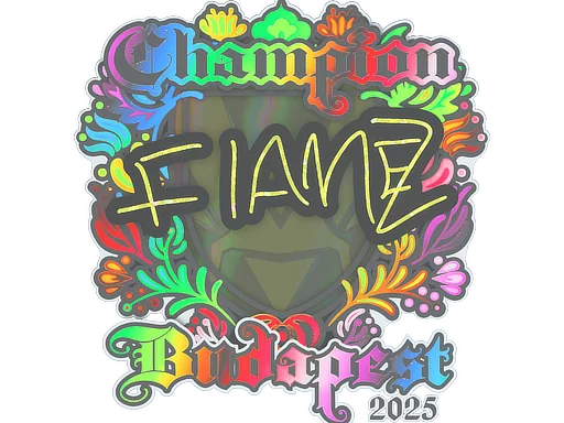Aufkleber | FlameZ (Holo, Meister) | Budapest 2025