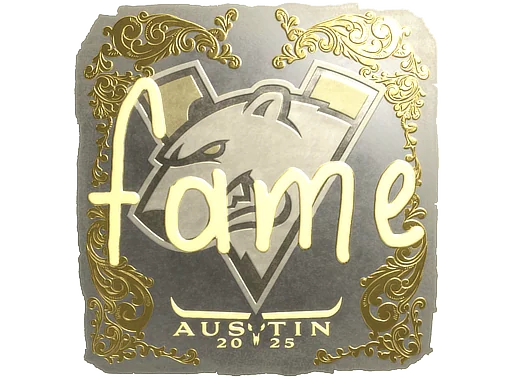 印花 | fame(金色)| 2025年奥斯汀锦标赛