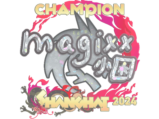 Klistermärke | magixx (glitter, mästare) | Shanghai 2024