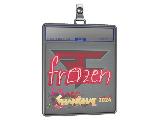 Placa de Adesivo | frozen | Xangai 2024