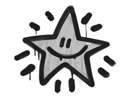Sealed Graffiti | Shining Star (Shark White)