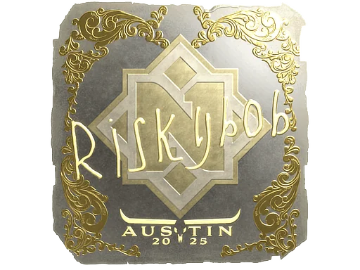 印花 | riskyb0b（金色）| 2025年奥斯汀锦标赛