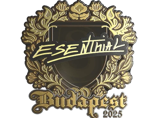 印花 | esenthial（金色）| 2025年布达佩斯锦标赛