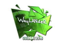 Klistermärke | wayLander (Foil) | Cologne 2016