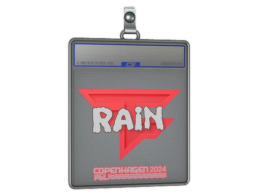 Placa de Adesivo | rain | Copenhague 2024