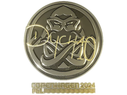 Aufkleber | Dycha (Gold) | Kopenhagen 2024