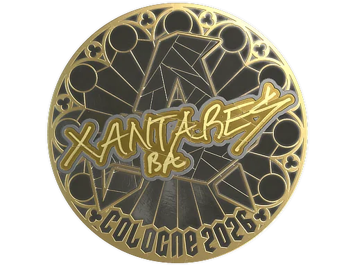 Pegatina | XANTARES (dorada) | Colonia 2026