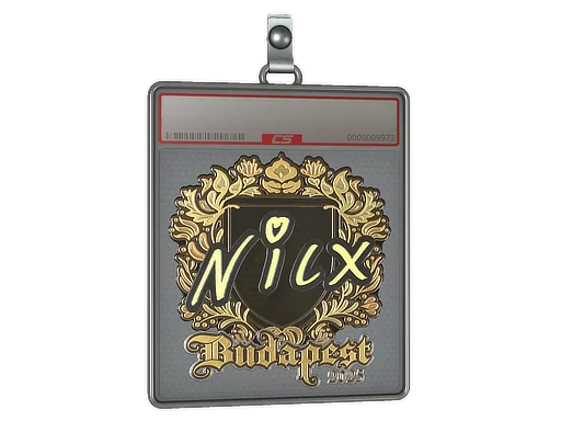 印花板 | nicx（金色）| 2025年布达佩斯锦标赛