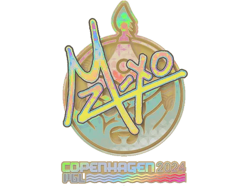Naklejka | mzinho (holograficzna) | Kopenhaga 2024