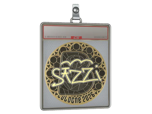 Klistermärkesfodral | s1zzi (guld) | Cologne 2026