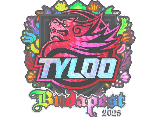 Adesivo | TYLOO (Holográfico) | Budapeste 2025